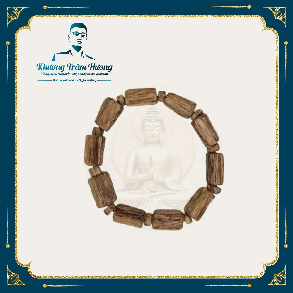 Vòng Trầm Hương Chui Kiến Quảng Nam Thô Lớn