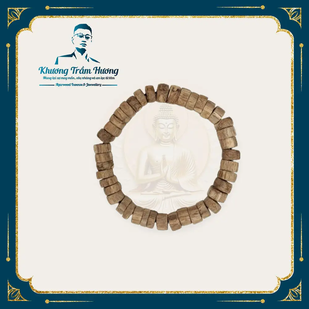 Vòng Trầm Hương Nút Quầng Dầu Quảng Nam