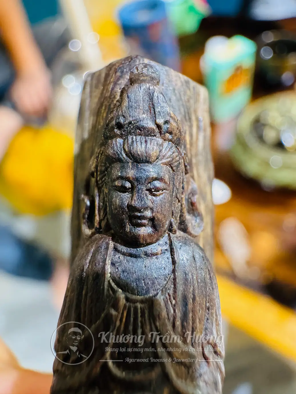 Mỹ Nghệ Trầm Hương, Mặt Dây Chuyền Trầm Hương Quan Âm